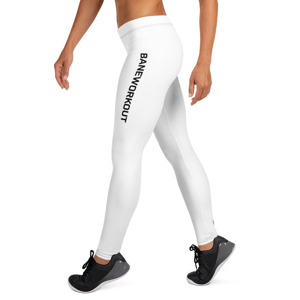 Legging fitness "White-Bane" BANE WORKOUT BROTHERS